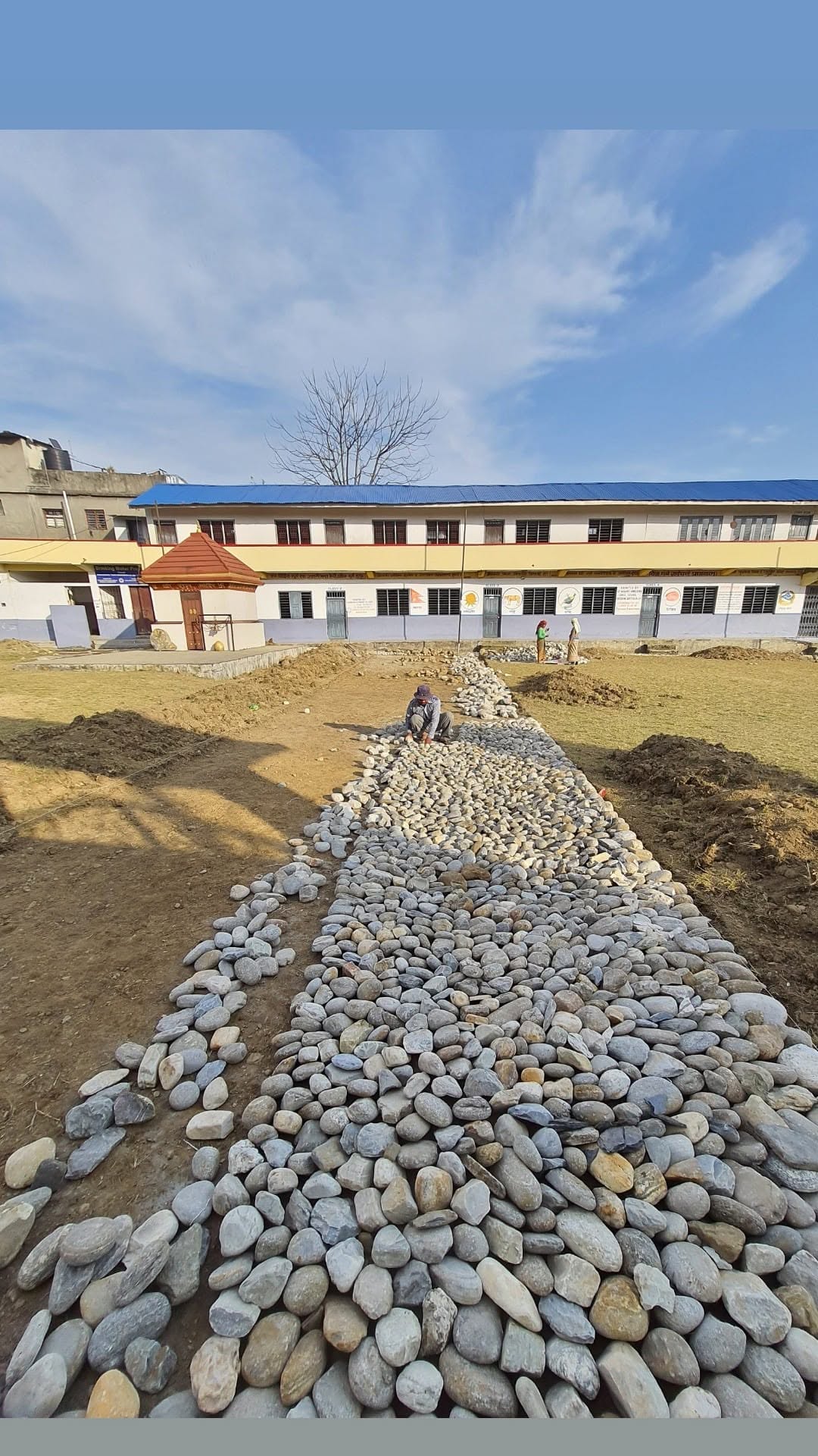 Infrastructure construction work by Kamala Construction Pvt. Ltd.