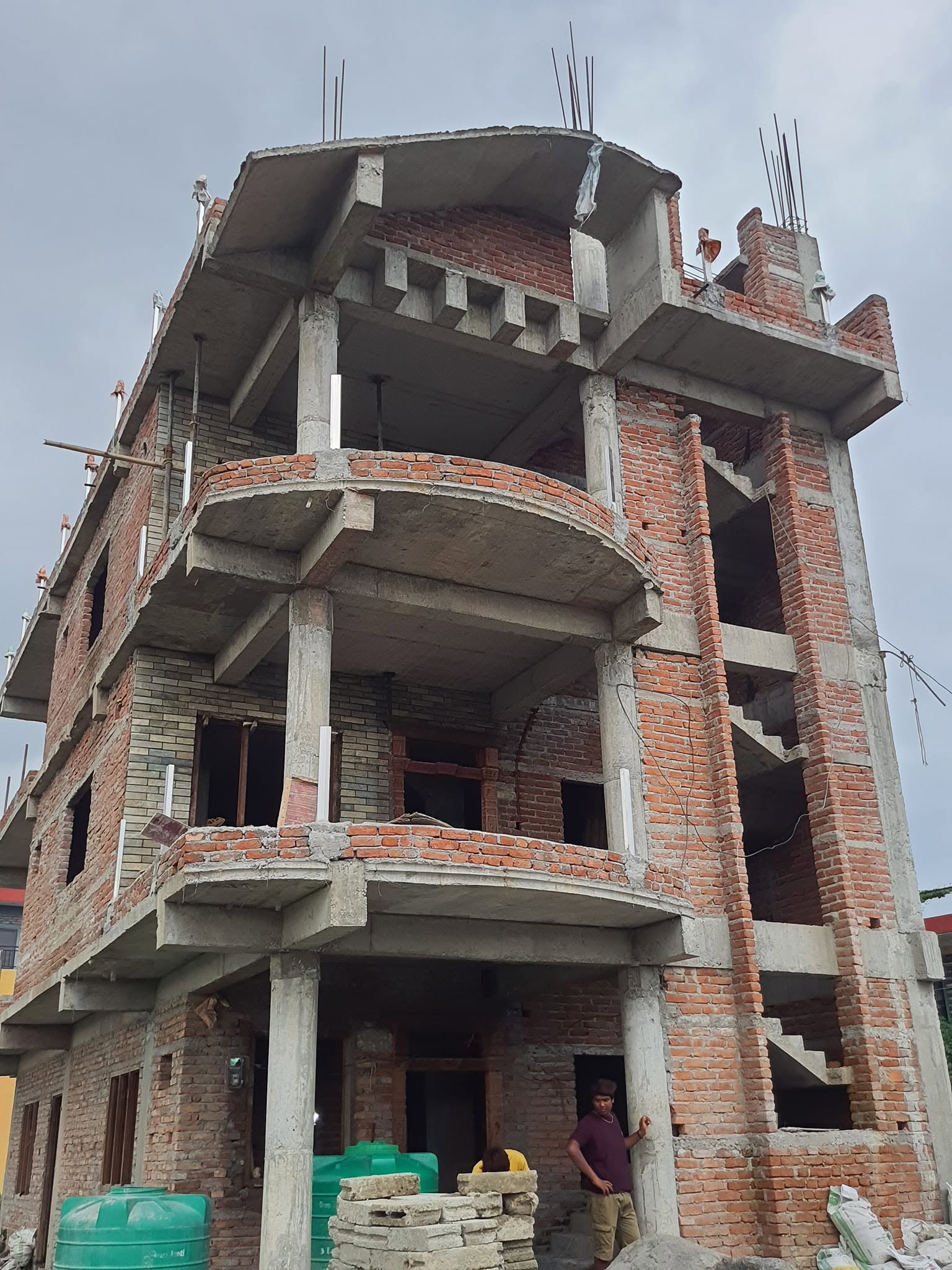 Residential building by Kamala Construction Pvt. Ltd.