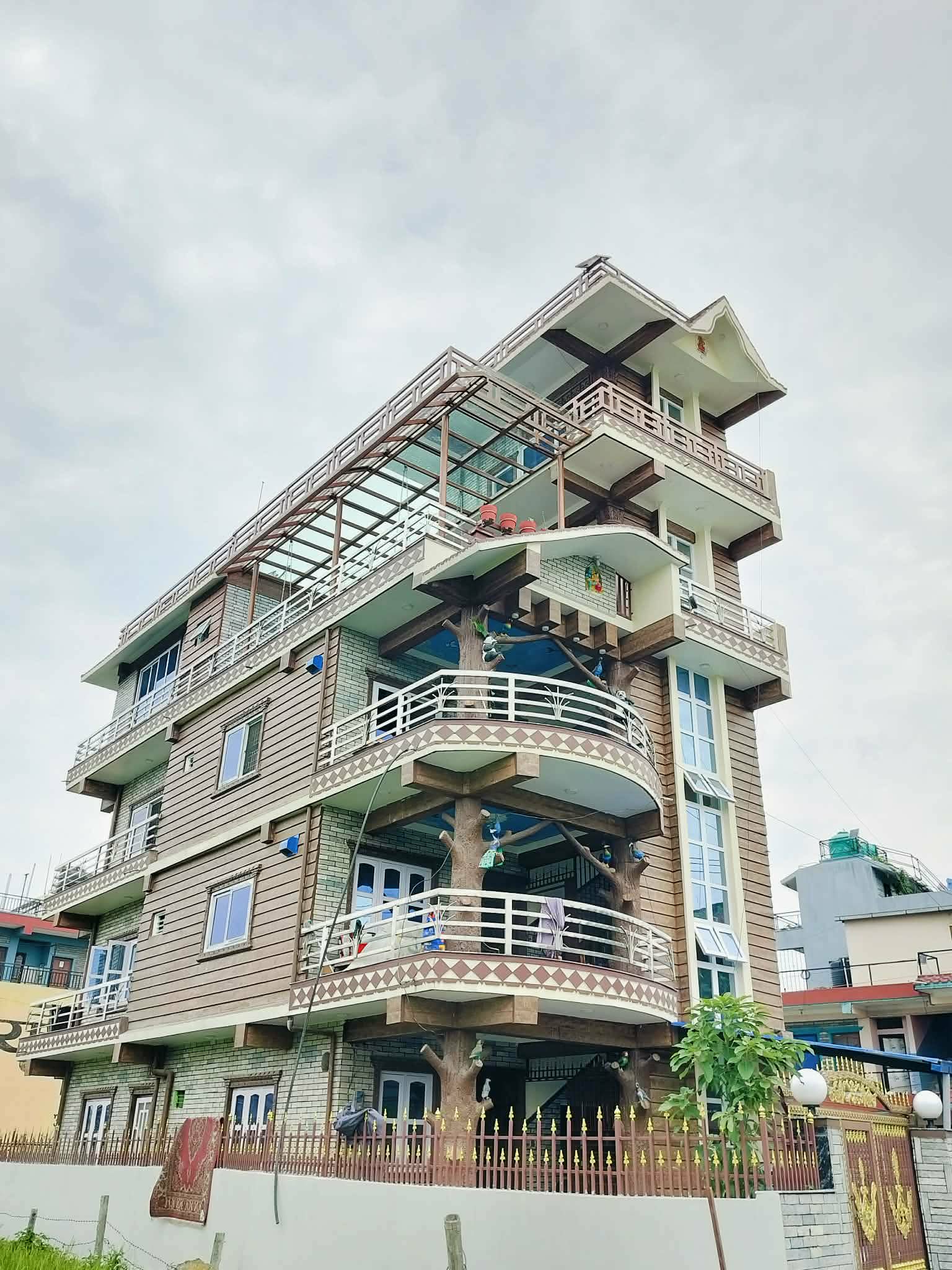 Multi-storey residential building constructed by Kamala Construction Pvt. Ltd.