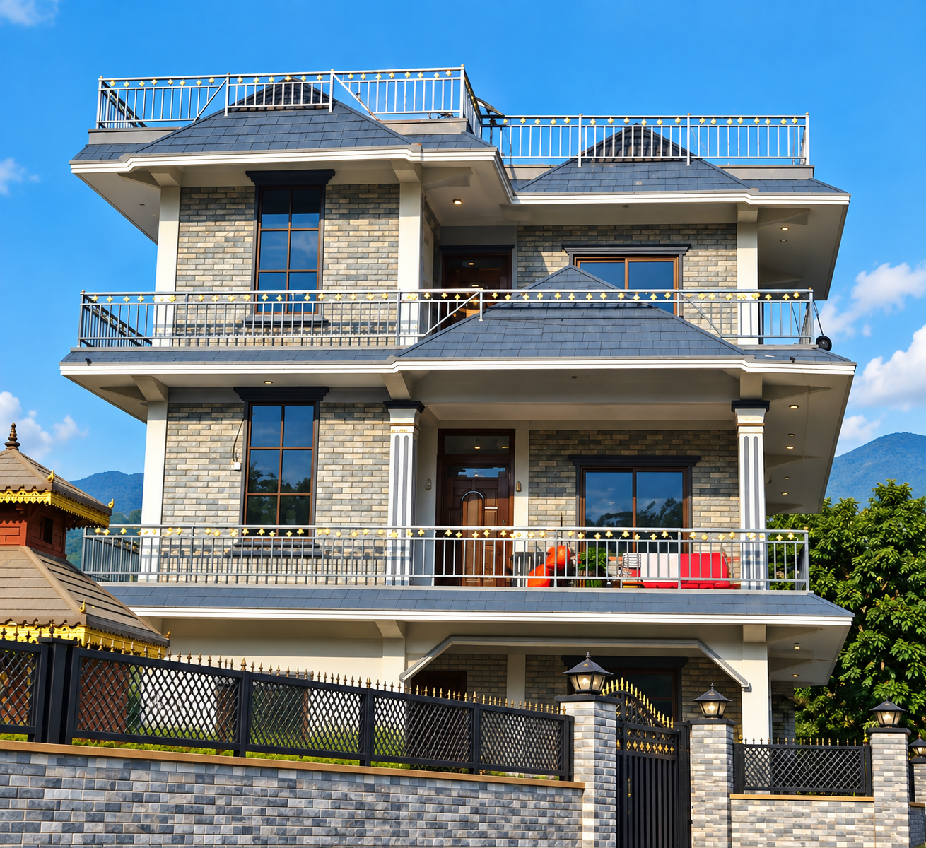 Residential building constructed by Kamala Construction Pvt. Ltd.
